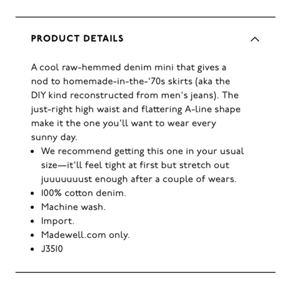 Madewell Denim Frisco Mini Skirt in Lunar Wash 27 - Picture 4 of 4